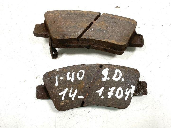 Hyundai i40 (VFA) Sedan 1.7 CRDi 16V (D4FD) BRAKE PADS 2014 Hyundai i40 (VFA) Sedan 1.7 CRDi 16V (D4FD) BRAKE PADS 2014